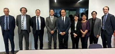 Visite d’une délégation du ministère de la justice Thailandais à l’INFN de Paris