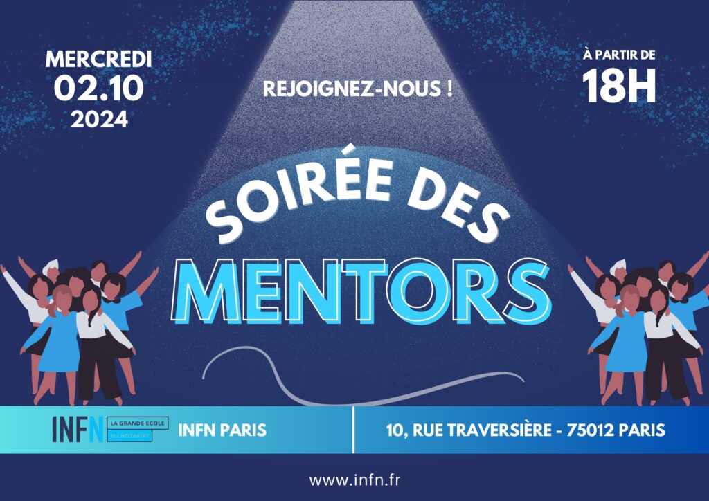 La soirée des mentors aura lieu le mercredi 2 octobre 2024 à l'INFN de Paris