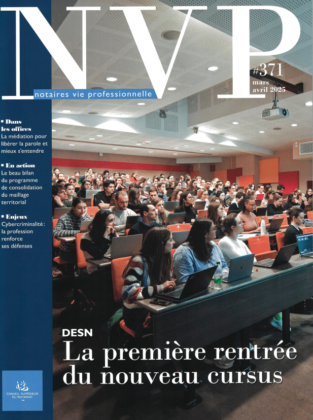 La rentrée du DESN dans NVP – Notaires Vie Professionnelle